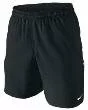 Nike N.E.T. Mens 9'' Woven Tennis Shorts - black/white/white