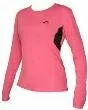 More Mile Womens L/S Running Top - Pink