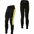 More Mile Montreal Men's Thermal Running Tights - Black/Yellow