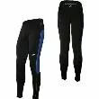 More Mile Montreal Men's Thermal Running Tights - Black/Blue
