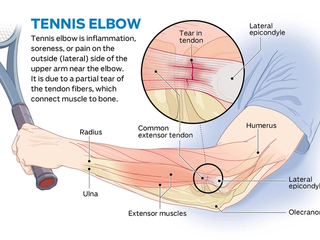 How long does a tennis elbow last?